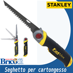 Seghetto Sega manuale pieghevole Stanley Fatmax per cartongesso legno 3 posizioni