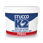 Stucco in Pasta K2 per Interni muro e legno riempitivo 1 Kg