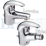 Rubinetto Miscelatore Monocomando da Bagno Lavabo Bidet Cromato