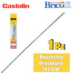 1 pz Bacchetta tubolare Brasatura Saldatura Alluminio Ø 2 mm CASTOLIN 192 CW